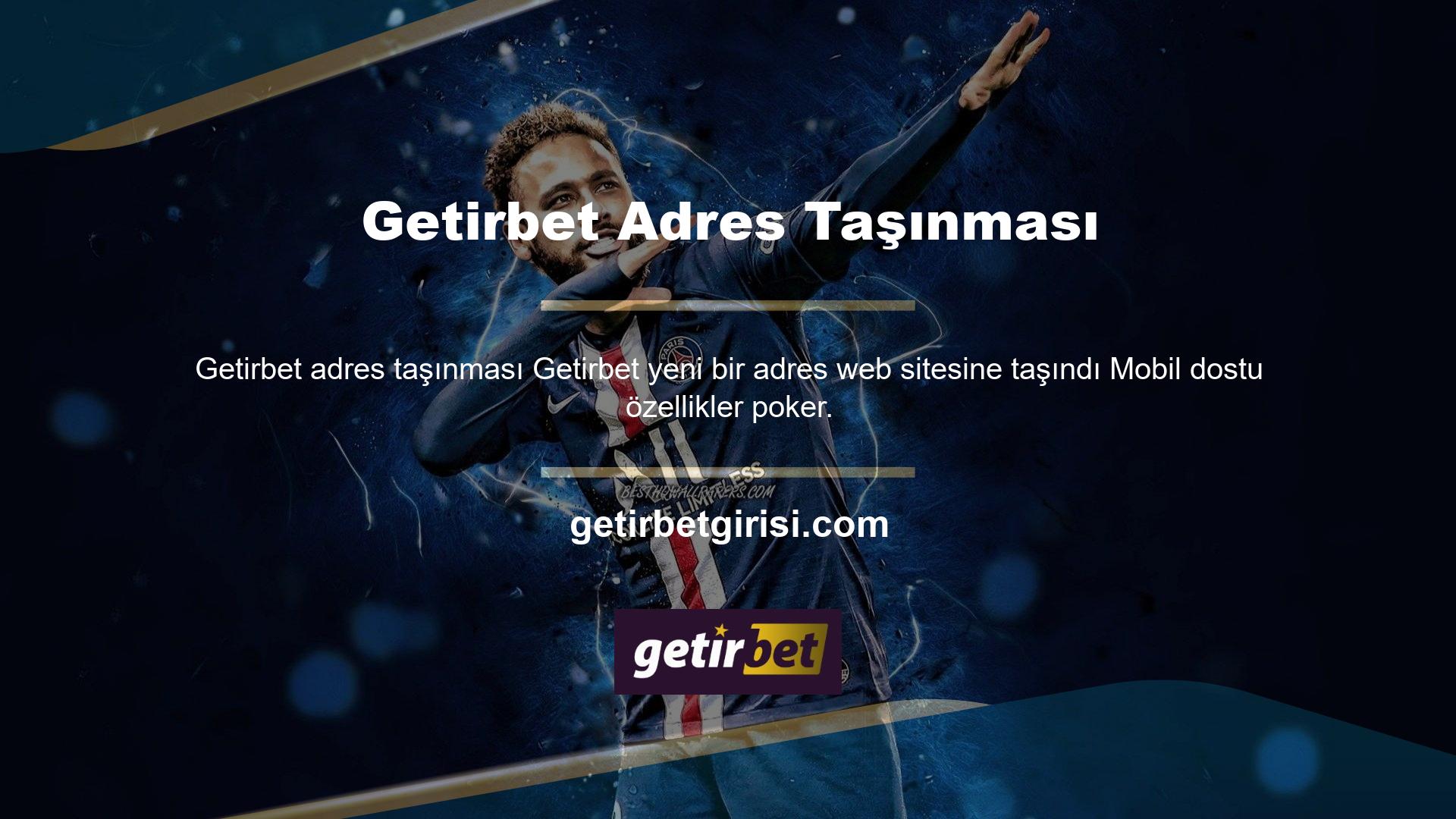 Getirbet poker bu oyun sitesinde mevcuttur